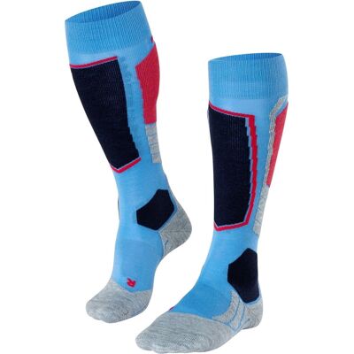 Falke Skiing 2 Intermediate Wool Damen Strümpfe, blau 35-36 Falke Skiing 2 Intermediate Wool Damen Strümpfe, blau 35-36