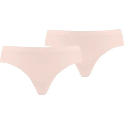 Puma Seamless String 2er-Pack Damen Unterwäsche-Set, grau S Puma Seamless String 2er-Pack Damen Unterwäsche-Set, grau S