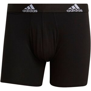 Adidas Logo Boxershorts, 3 Paar Unterhose Herren schwarz S schwarz Herren