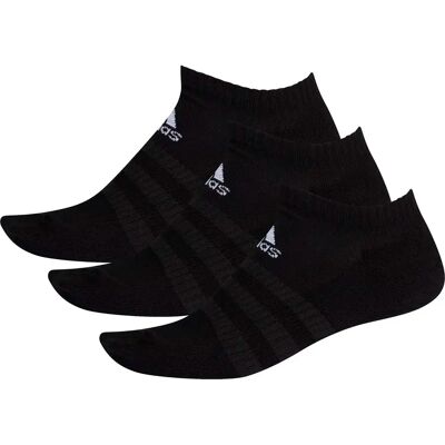 Adidas Cushioned Low-Cut 3er-Pack Socken, schwarz 46-48 Adidas Cushioned Low-Cut 3er-Pack Socken, schwarz 46-48