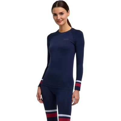 Falke Maximum Warm Longsleeved Trend Damen Unterhemd, blau L Falke Maximum Warm Longsleeved Trend Damen Unterhemd, blau L