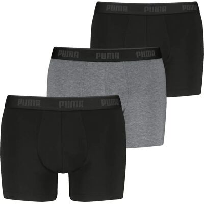 Puma Everyday Basic 3er-Pack Herren Unterhose, schwarz M Puma Everyday Basic 3er-Pack Herren Unterhose, schwarz M
