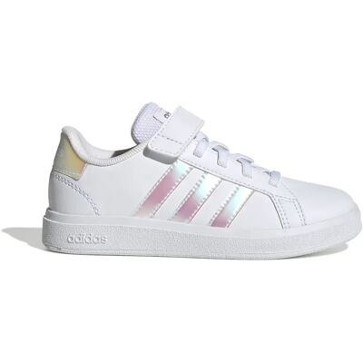 Adidas Grand Court Lifestyle Court Elastic Lace and Top Strap Schuh Kinder Freizeitschuhe, weiß, Größe 35 35 Adidas Grand Court Lifestyle Court Elastic Lace and Top Strap Schuh Kinder Freizeitschuhe, weiß, Größe 35 35