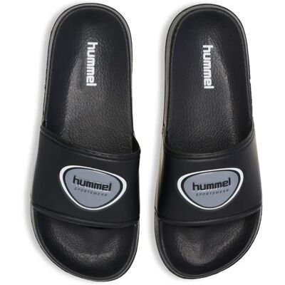 Hummel Pool Slide Badge Badeslipper, schwarz, Größe 37 37 Hummel Pool Slide Badge Badeslipper, schwarz, Größe 37 37