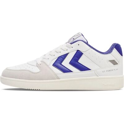 Hummel St. Power Play PL Sneaker - weiß/sturmiges Wetter - Court-Style Hoch Hummel St. Power Play PL Sneaker - weiß/sturmiges Wetter - Court-Style Hoch