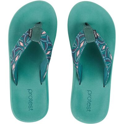 Protest PRTMason Damen Slipper, grün, Größe 37 37 Protest PRTMason Damen Slipper, grün, Größe 37 37