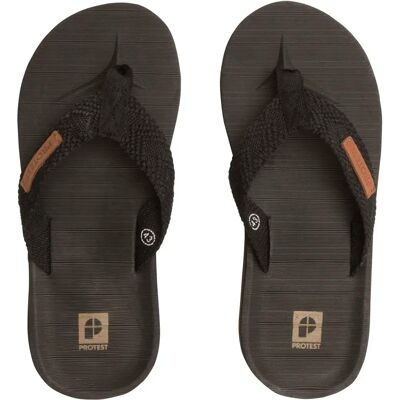 Protest Haiti Herren Slipper, schwarz, Größe 39 39 Protest Haiti Herren Slipper, schwarz, Größe 39 39