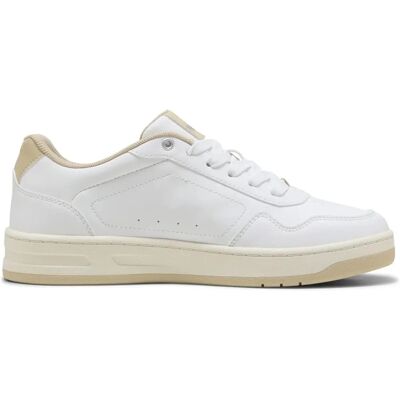 PUMA Court Classy Sneaker Weiß-Toasted Almond - Sneaker PUMA Court Classy Sneaker Weiß-Toasted Almond - Sneaker