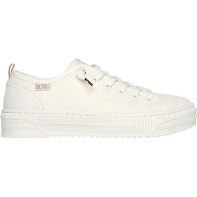 Skechers BOBS Copa Canvas Turnschuhe - Off White - Casual Plattformschuhe Skechers BOBS Copa Canvas Turnschuhe - Off White - Casual Plattformschuhe