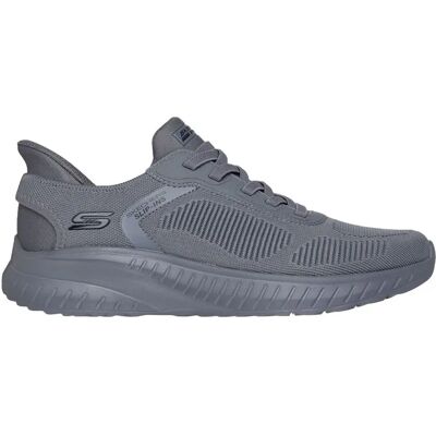 Skechers Bobs Squad Chaos - Solid Step Herren Slipper, grau, Größe 46 46 Skechers Bobs Squad Chaos - Solid Step Herren Slipper, grau, Größe 46 46