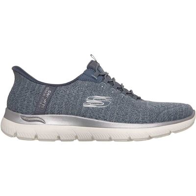 Skechers Arch Fit Summits - Soft Shimmer Damen Slipper, blau, Größe 37 37 Skechers Arch Fit Summits - Soft Shimmer Damen Slipper, blau, Größe 37 37