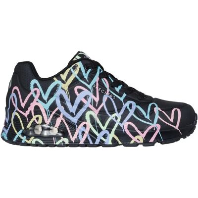 Skechers Uno - Spread The Love Damen Freizeitschuhe, schwarz, Größe 36 36 Skechers Uno - Spread The Love Damen Freizeitschuhe, schwarz, Größe 36 36