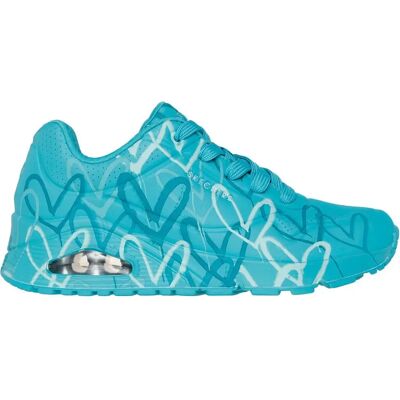 Skechers Uno - Spread The Love Damen Freizeitschuhe, türkis, Größe 38 38 Skechers Uno - Spread The Love Damen Freizeitschuhe, türkis, Größe 38 38