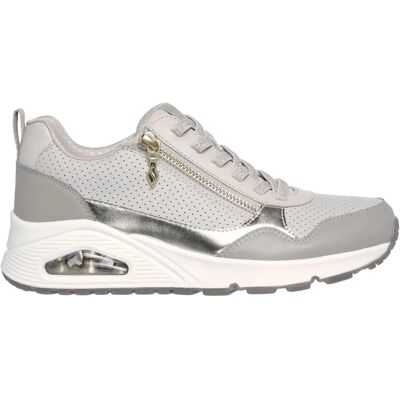 Skechers Uno - Metallic Sliders Damen Freizeitschuhe, grau, Größe 38 38 Skechers Uno - Metallic Sliders Damen Freizeitschuhe, grau, Größe 38 38