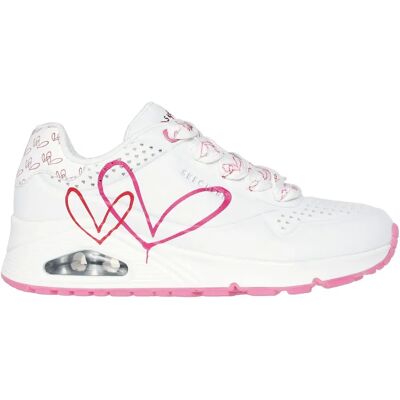 Skechers Uno - Twin Hearts Damen Freizeitschuhe, weiß, Größe 37 37 Skechers Uno - Twin Hearts Damen Freizeitschuhe, weiß, Größe 37 37