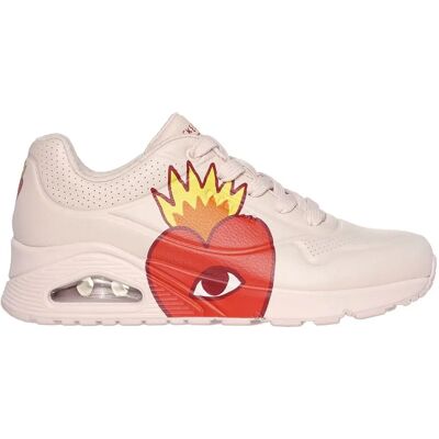Skechers Uno - Flaming Heart Damen Freizeitschuhe, pink, Größe 40 40 Skechers Uno - Flaming Heart Damen Freizeitschuhe, pink, Größe 40 40