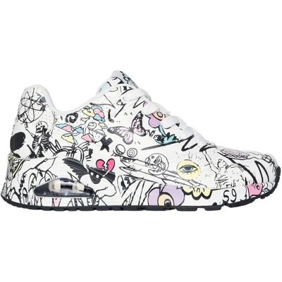 Skechers Uno - Process Sketch Damen Freizeitschuhe, weiß, Größe 35 35 Skechers Uno - Process Sketch Damen Freizeitschuhe, weiß, Größe 35 35