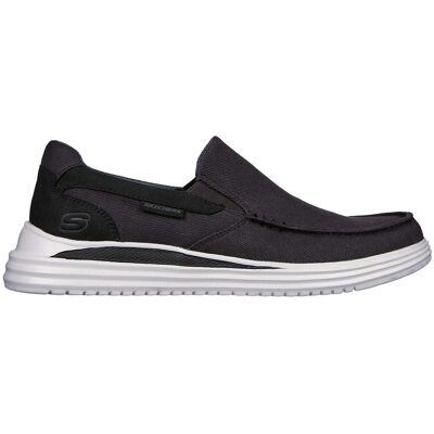 Skechers Proven - Suttner Herren Slipper, schwarz, Größe 44 44 Skechers Proven - Suttner Herren Slipper, schwarz, Größe 44 44