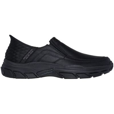 Skechers Respected - Elgin Herren Slipper, schwarz, Größe 46 46 Skechers Respected - Elgin Herren Slipper, schwarz, Größe 46 46