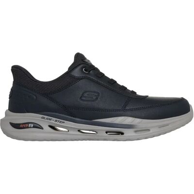 Skechers Arch Fit Orvan - Moxley Herren Slipper, schwarz, Größe 46 46 Skechers Arch Fit Orvan - Moxley Herren Slipper, schwarz, Größe 46 46