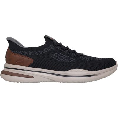 Skechers Norlan - Alonso Herren Slipper, schwarz, Größe 44 44 Skechers Norlan - Alonso Herren Slipper, schwarz, Größe 44 44