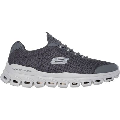 SKECHERS Glide-Step Herren Grau Slip-On Sneaker - Sneaker SKECHERS Glide-Step Herren Grau Slip-On Sneaker - Sneaker