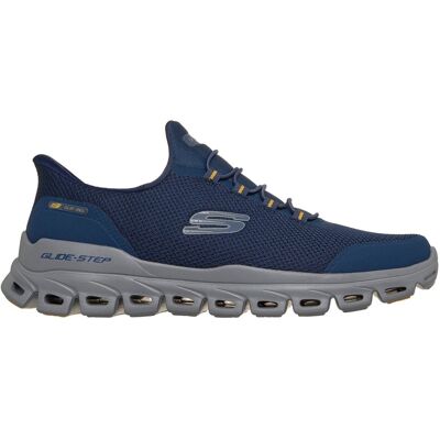 Skechers Glide-Step - Remnynt Herren Slipper, blau, Größe 43 43 Skechers Glide-Step - Remnynt Herren Slipper, blau, Größe 43 43