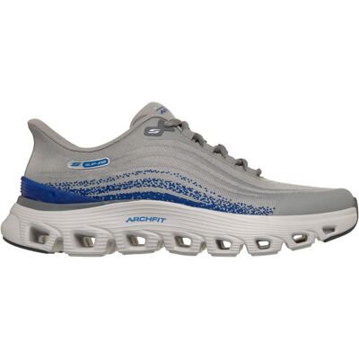 Skechers Arch Fit Glide-Step Wave - Zanaro Herren Slipper, grau, Größe 46 46 Skechers Arch Fit Glide-Step Wave - Zanaro Herren Slipper, grau, Größe 46 46