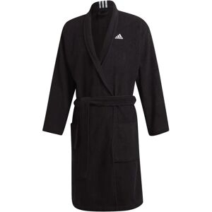 Adidas Cotton Bademantel Mantel, schwarz M Adidas Cotton Bademantel Mantel, schwarz M