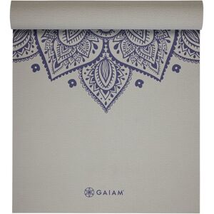 Gaiam Sustained Sundial Flower Yoga 5 mm Classic Printed Yoga Matte, grau - Gaiam Sustained Sundial Flower Yoga 5 mm Classic Printed Yoga Matte, grau -
