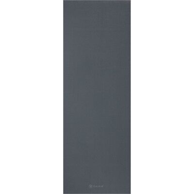 Gaiam Folkstone Yoga 6 mm Solid Yoga Matte, grau - Gaiam Folkstone Yoga 6 mm Solid Yoga Matte, grau -