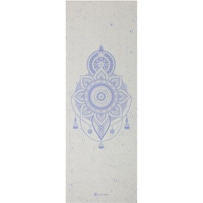 Gaiam Dove Celestial Yoga 5mm Printed Yoga Matte, blau - Gaiam Dove Celestial Yoga 5mm Printed Yoga Matte, blau -