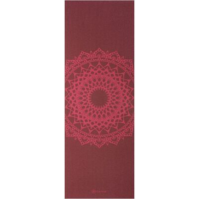 Gaiam Cherry Marrakesh 5mm Printed Yoga Matte, rot - Gaiam Cherry Marrakesh 5mm Printed Yoga Matte, rot -