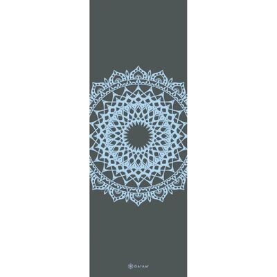 Gaiam Aura Dove Marrakesh 5mm Printed Yoga Matte, blau - Gaiam Aura Dove Marrakesh 5mm Printed Yoga Matte, blau -