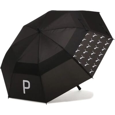 Puma Golf Double Canopy Umbrella Golfschirm, schwarz UA Puma Golf Double Canopy Umbrella Golfschirm, schwarz UA