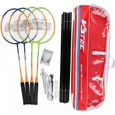 V3TEC Challenge PRO Family Badminton Badminton-Set, multicolor One Size V3TEC Challenge PRO Family Badminton Badminton-Set, multicolor One Size
