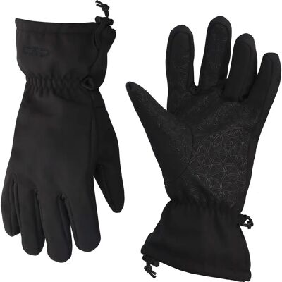 CMP Softshell Gloves Herren Fingerhandschuhe, schwarz 10 CMP Softshell Gloves Herren Fingerhandschuhe, schwarz 10