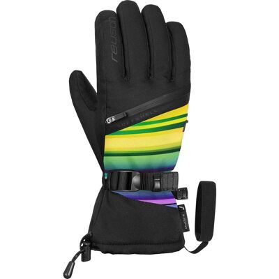 Reusch Demi R-TEX XT Damen Handschuhe - schwarz/multicolor Linien Reusch Demi R-TEX XT Damen Handschuhe - schwarz/multicolor Linien