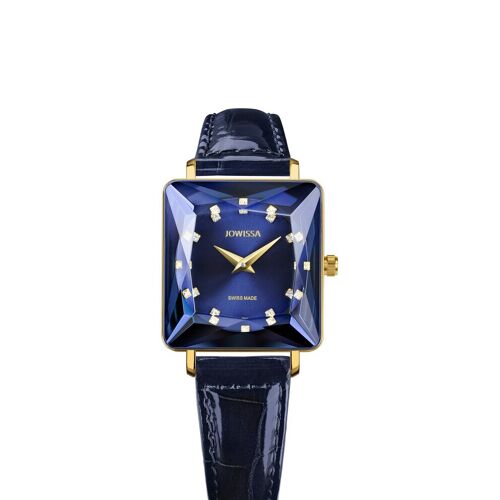 Jowissa Damen Schweizer Uhr blau/gold Gr. ONE SIZE