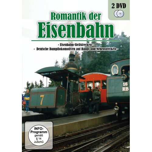 Romantik Der Eisenbahn - Deutsche Dampflokomotiven &Eisenbahn-Steilstrecken (2 DVDs)