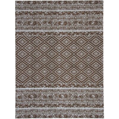 Kayoom Flachgewebeteppich Sunny 110 braun B/L: ca. 120x170 cm Kayoom Flachgewebeteppich Sunny 110 braun B/L: ca. 120x170 cm