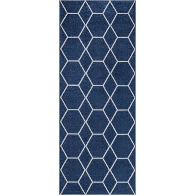Sanat Teppich Trellis marine B/L: ca. 80x200 cm Sanat Teppich Trellis marine B/L: ca. 80x200 cm
