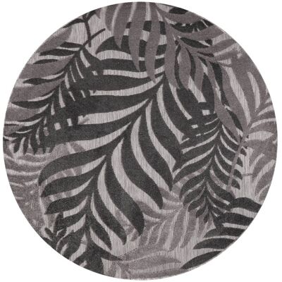 SANAT Floral Teppich - Wasserabweisend, Innen/Außen, 6mm, Grau SANAT Floral Teppich - Wasserabweisend, Innen/Außen, 6mm, Grau