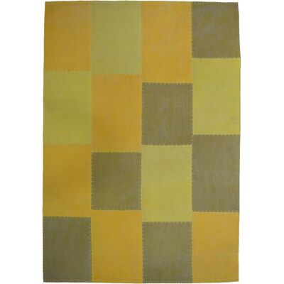 KAYOOM Lyrical 110 Teppich - Multi Gelb Vintage Patchwork Handgefertigt KAYOOM Lyrical 110 Teppich - Multi Gelb Vintage Patchwork Handgefertigt