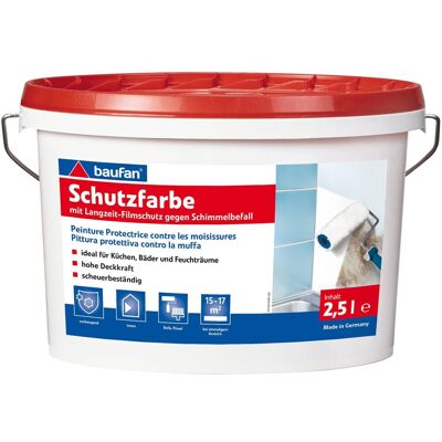 Baufan Anti-Schimmelfarbe weiß ca. 2,5 l Baufan Anti-Schimmelfarbe weiß ca. 2,5 l