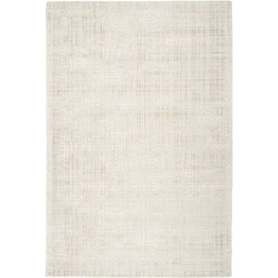 PADIRO Karma 125 Handgewebter Flachflorteppich - Beige / Silber - 80x150cm PADIRO Karma 125 Handgewebter Flachflorteppich - Beige / Silber - 80x150cm