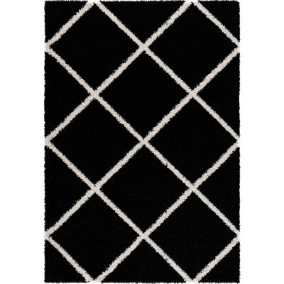 SANAT Madrid Schwarzer Teppich - Maschinengewebt, 200x290cm, 30mm, Indoor SANAT Madrid Schwarzer Teppich - Maschinengewebt, 200x290cm, 30mm, Indoor
