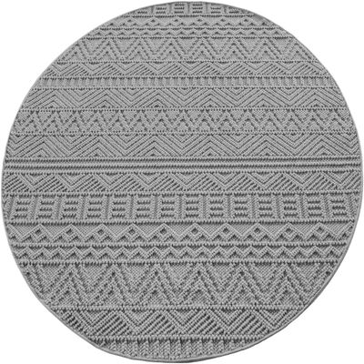 Ayyildiz Kurzflorteppich HELIX silber B/H/L: ca. 160x0,7x160 cm Ayyildiz Kurzflorteppich HELIX silber B/H/L: ca. 160x0,7x160 cm