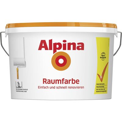 Alpina Raumfarbe weiß ca. 5 l Alpina Raumfarbe weiß ca. 5 l