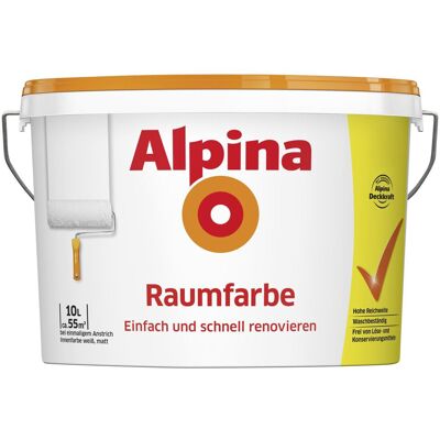 Alpina Raumfarbe weiß ca. 10 l Alpina Raumfarbe weiß ca. 10 l